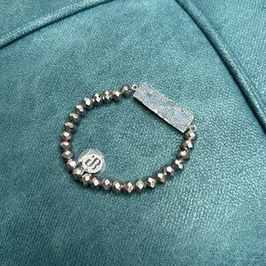 Elegant Silver Beaded Bracelet